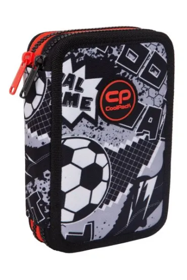 CoolPack Pi�rnik podw�jny z wyposa�eniem Jumper 2 Grey Ball