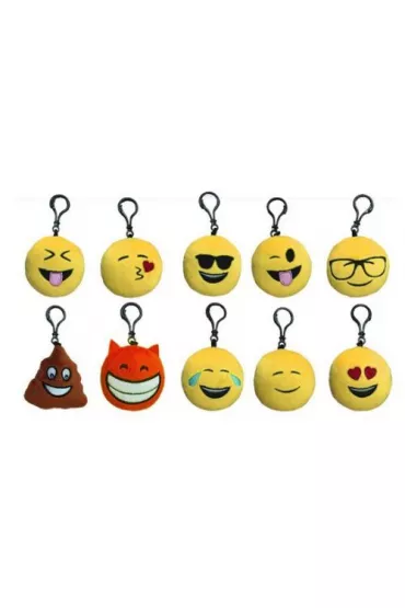 Emotikony Plusz breloczek 7cm, 10 rodzaj�w w mixie *