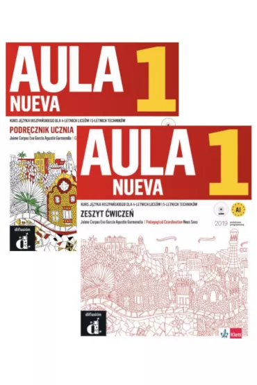 Aula Nueva 1. Podr�cznik ucznia i zeszyt �wicze� do j�zyka hiszpa�skiego dla 4-letnich lice�w i 5-letnich technik�w