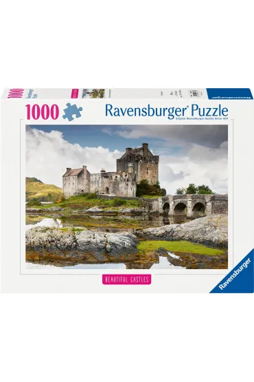 Puzzle 1000 el. Zamek Szkocja Ravensburger