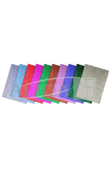 Aliga Pianka PVC metalizowana A4 mix kolor�w 10arkuszy