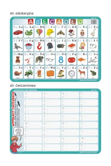 Visual System Podk�adka edukacyjna 01. Abecad�o