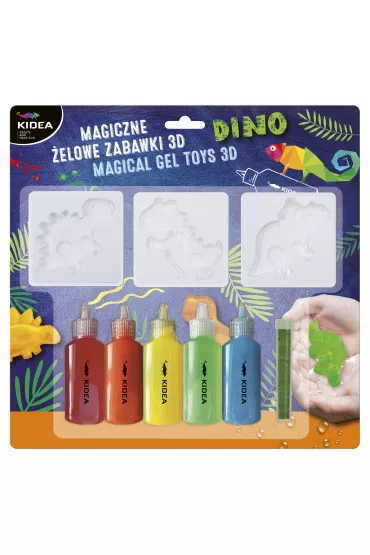 Kidea Magiczne �elowe zabawki 3D Dinozaury Derform