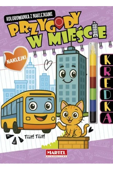 Modu�owa kredka. Przygody w mie�cie z naklejkami