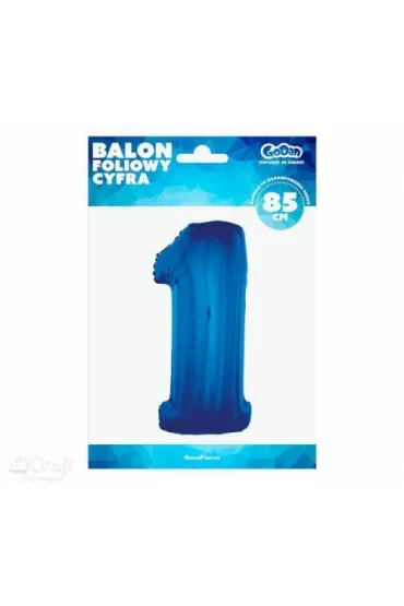 Godan Balon cyfra 1 85cm