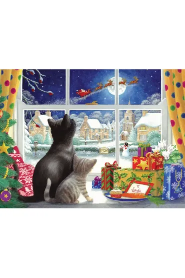 Puzzle 275 XL Czekaj�c na �wi�tego Miko�aja 113764 Cobble Hill