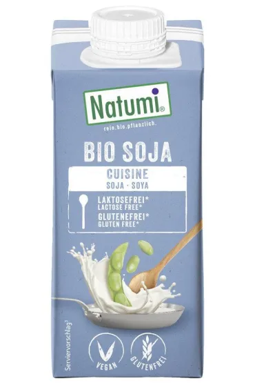 Natumi Zag�szczony produkt sojowy do gotowania i pieczenia bezglutenowy Zestaw 3 x 200 ml Bio
