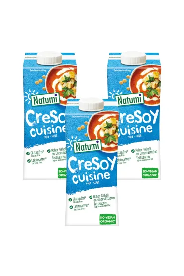 Natumi Zag�szczony produkt sojowy do gotowania i pieczenia bezglutenowy Zestaw 3 x 200 ml Bio