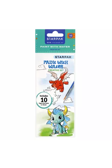Zestaw kreatywny do kolorowania malowanie wod�   p�dzelek Boy STARPAK 529935
