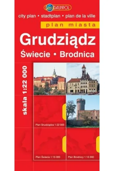 Grudzi�dz, Brodnica, �wiecie. Plan miasta