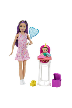 Barbie Opiekunka Zestaw + Lalki GRP40 Mattel