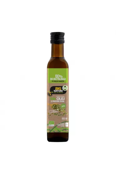 Big Nature Olej z pestek dyni t�oczony na zimno 500 ml Bio