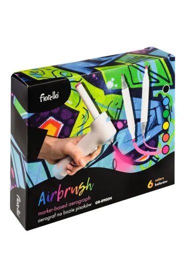 Fiorello Airbrush d�ugopisy do malowania w sprayu 6 szt.