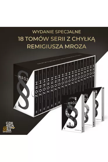 Wydanie specjalne 18 tomów serii z Chyłką Remigiusz Mróz książka