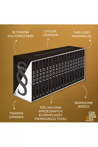 Wydanie specjalne 18 tomów serii z Chyłką Remigiusz Mróz książka