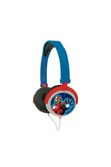 Sk�adane s�uchawki przewodowe stereo Avengers z g�o�no�ci� bezpieczn� dla dzieci Lexibook HP010AV