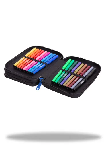CoolPack Pi�rnik podw�jny z wyposa�eniem Jumper 3 Football Blue