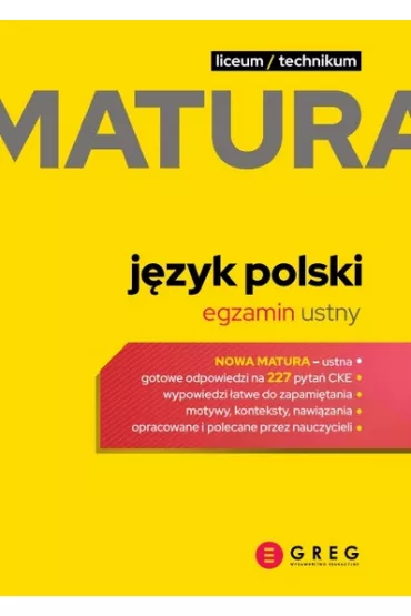 J�zyk polski. Matura. Egzamin ustny
