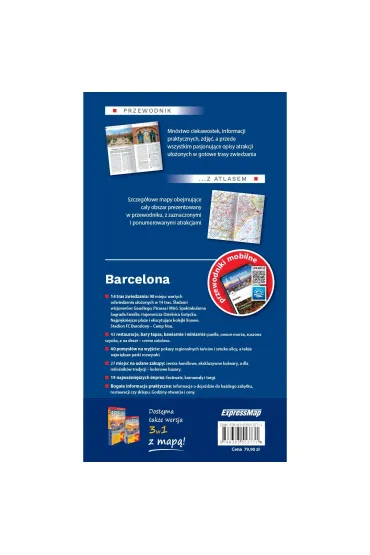 Barcelona przewodnik z atlasem 2024 - Larysa Rogala