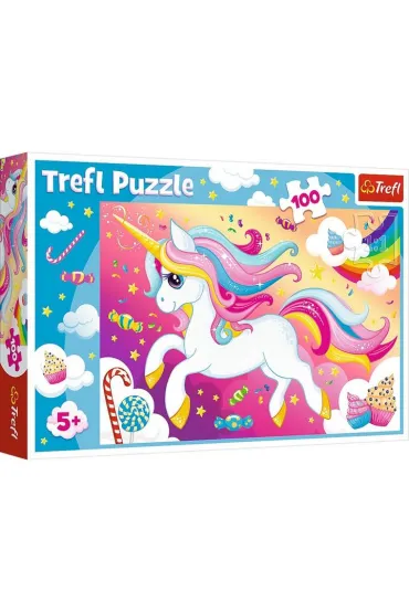 Puzzle 100 el. Pi�kny jednoro�ec Trefl