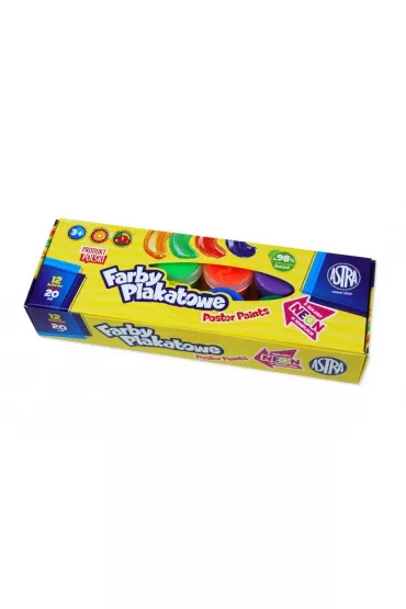 Astra Farby plakatowe 12 x 20 ml
