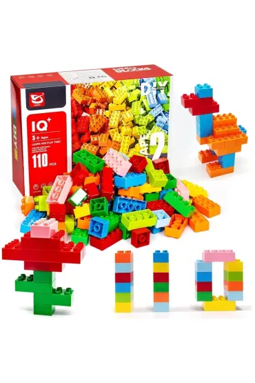 Klocki kolorowe du�e 110el
