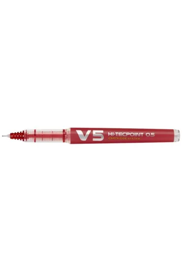 Cienkopis kulkowy Pilot Hi-Tecpoint V5 Cartridge System Czerwony (BXC-V5-R)