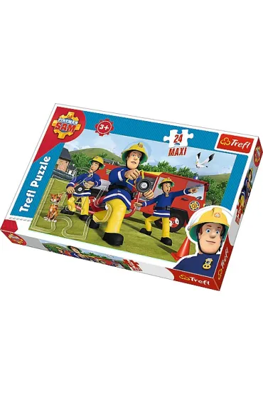 Puzzle maxi 24 el. Stra�ak Sam Ugasi� po�ar Trefl