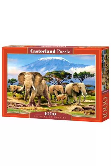 Puzzle 1000 el. Poranek w Kilimand�aro Castorland