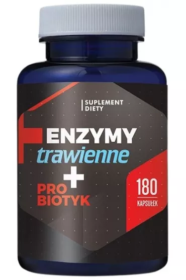 Hepatica Enzymy+ Probiotyk - suplement diety 180 kaps.