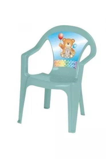 Krzese�ko plastikowe pastel turkus 3Toysm