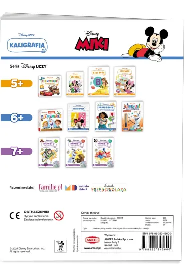 Disney uczy. Miki. Kaligrafia