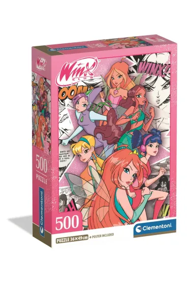 Puzzle 500 el. Compact Winx Clementoni