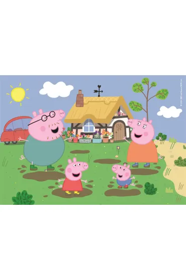 Puzzle 30 el. SuperColor. Peppa Pig Clementoni