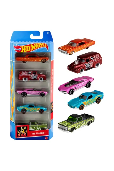 Hot Wheels. Samochodziki Pi�ciopak 1806 mix Mattel