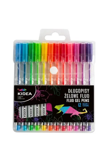 Derform D�ugopisy �elowe fluo 12 szt.