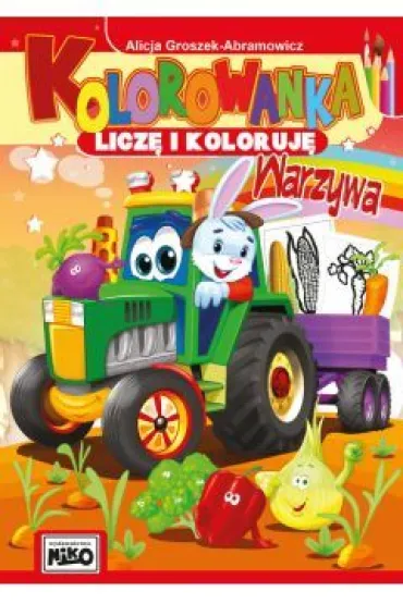 Warzywa kolorowanka licz� i koloruj� - Alicja  Groszek-Abramowicz