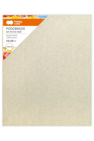 Happy Color Podobrazie bawe�niane impregnowane naturalne 24x30cm, 4mm