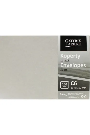 Argo Koperta C6 per�owa Galeria Papieru 10 szt.