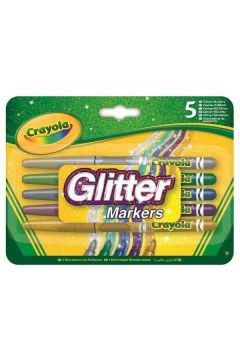 Crayola Markery brokatowe 5 kolorw