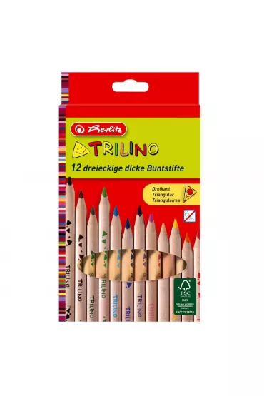 Herlitz Kredki Trilino 12 szt.