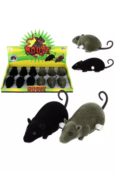 Mysz flokowana nakr�cana MIX