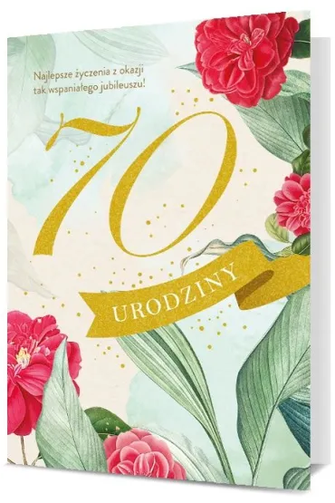 Pan Dragon Karnet Urodziny 70 B6-1907
