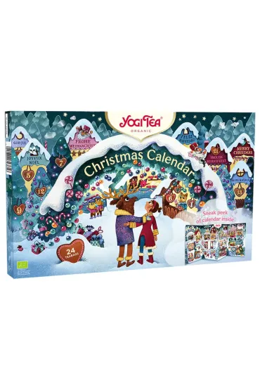 Yogi Tea CHRISTMAS CALENDAR Du�y Kalendarz Adwentowy 2025 24 sasz. Bio