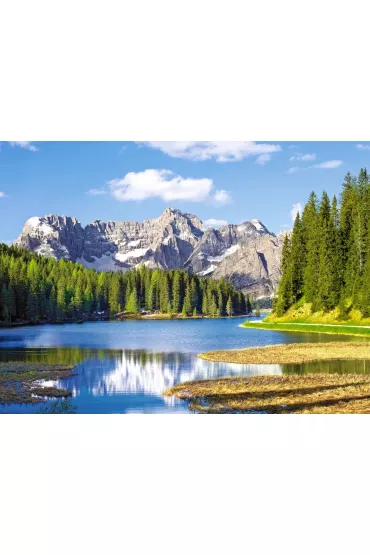 Puzzle 3000 el. Włochy, Jezioro Misurina Castorland | TaniaKsiazka.pl