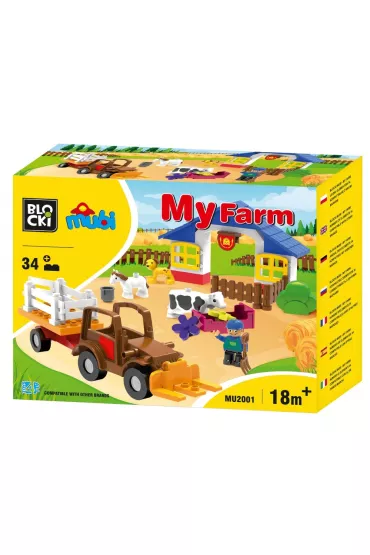 Klocki Blocki Klocki Toys 4 All - MUBI MyFarm 34 elem.