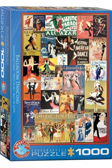 Puzzle 1000 el. Ballroom Dancing Eurographics