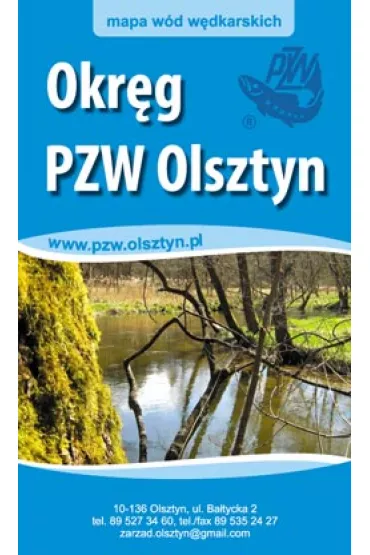 Mapa w�d w�d. Okr�gu Olszty�skiego