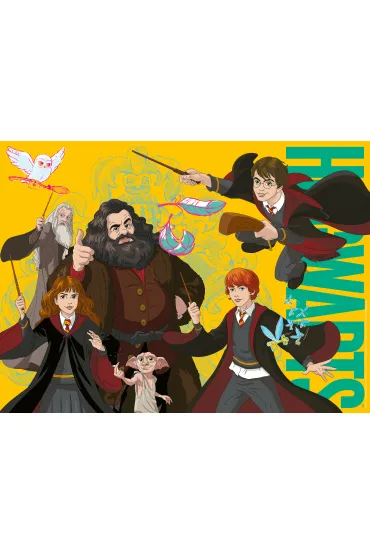 Puzzle 100 el. 2D Harry Potter - M�odzi Czarodzieje Ravensburger