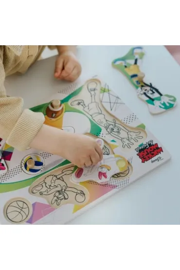 Puzzle medium drewniane - Mickey & Friends Trefl